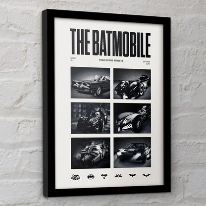 BATMAN バットマン - 1989 Batmobile / インテリア額 【公式 / オフィシャル】