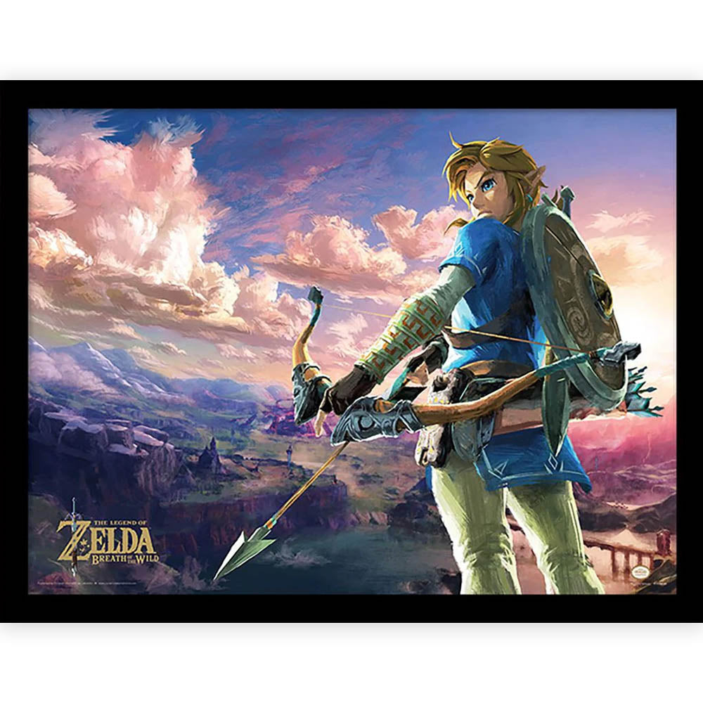 THE LEGEND OF ZELDA ゼルダの伝説 - Hyrule Scene Landscape / インテリア額 - PGS