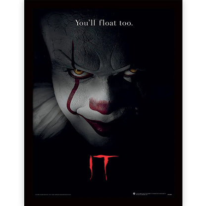 IT イット (公開 35周年 ) - Pennywise Face / インテリア額 【公式 / オフィシャル】