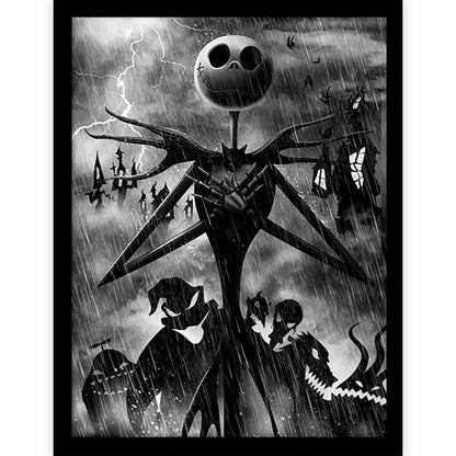 NIGHTMARE BEFORE CHRISTMAS ナイトメアー・ビフォア・クリスマス - Jack Storm / インテリア額 - PGS