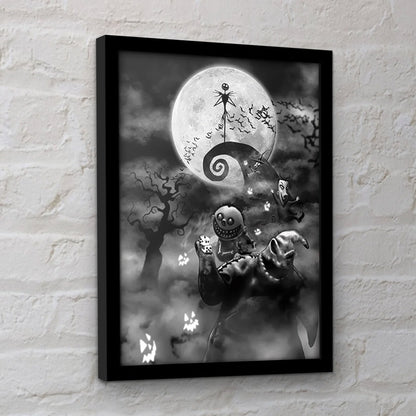 NIGHTMARE BEFORE CHRISTMAS ナイトメアー・ビフォア・クリスマス - Oogie Boogie Trouble / インテリア額 - PGS