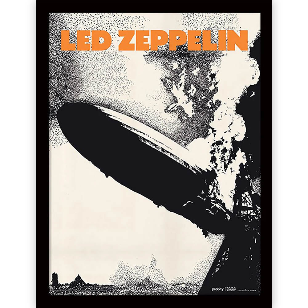 LED ZEPPELIN レッドツェッペリン (来日 55周年 ) - Led Zeppelin I / インテリア額 - PGS