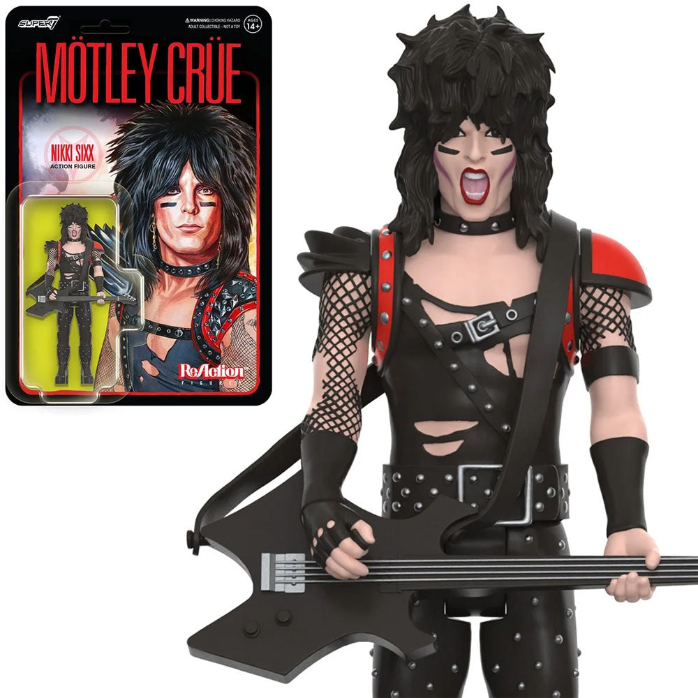 MOTLEY CRUE モトリークルー (来日 40周年 ) - Nikki Sixx Shout at the Devil Reaction Figure / フィギュア・人形 【公式 / オフィシャル】