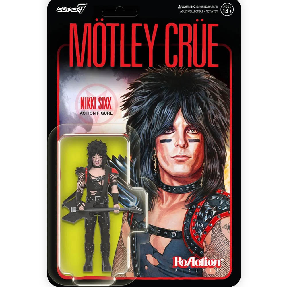 
                  
                    MOTLEY CRUE モトリークルー (来日 40周年 ) - Nikki Sixx Shout at the Devil Reaction Figure / フィギュア・人形
                  
                