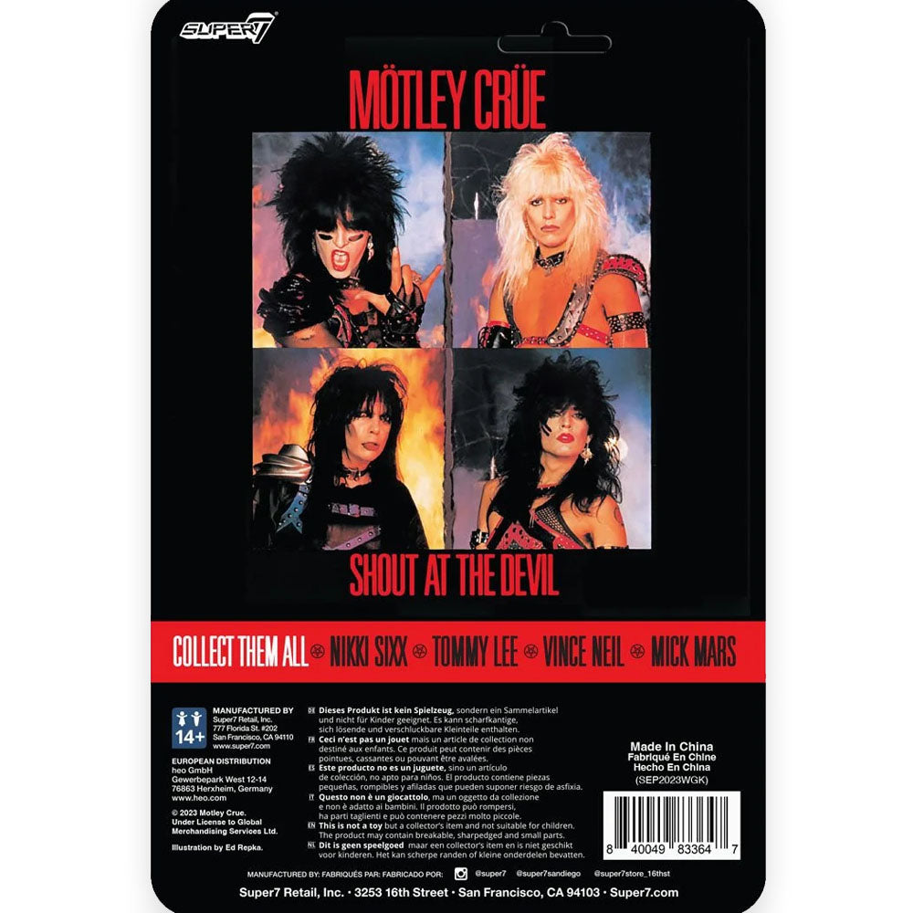 
                  
                    MOTLEY CRUE モトリークルー (来日 40周年 ) - Nikki Sixx Shout at the Devil Reaction Figure / フィギュア・人形
                  
                