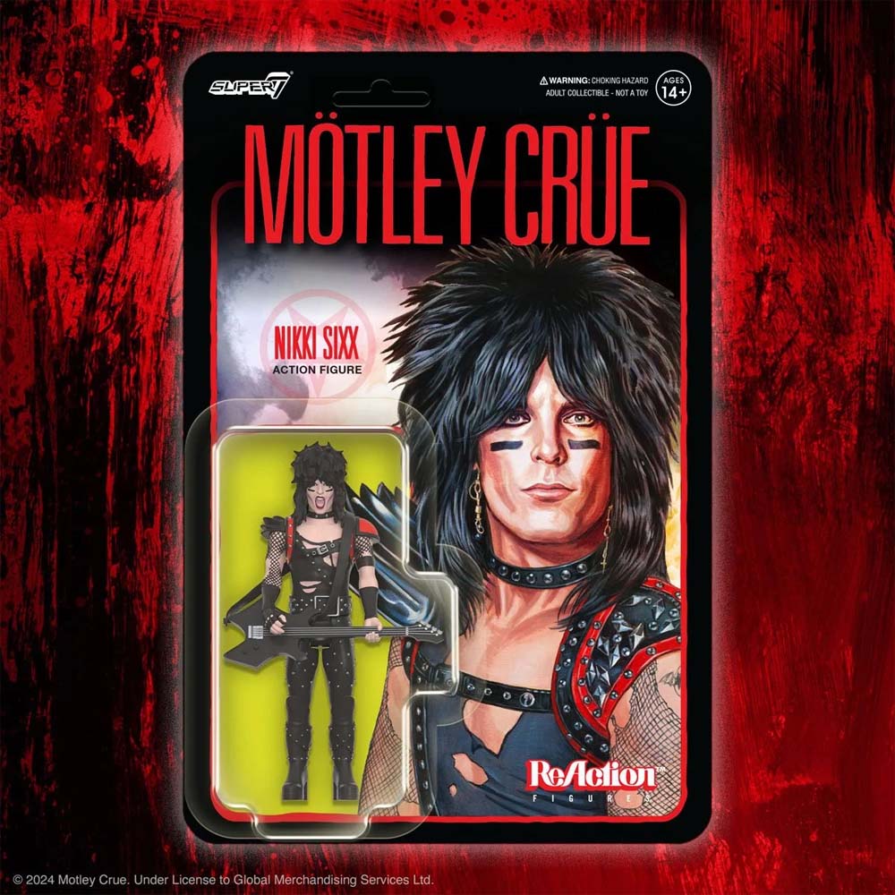 MOTLEY CRUE モトリークルー (来日 40周年 ) - Nikki Sixx Shout at the Devil Reaction Figure / フィギュア・人形 - PGS