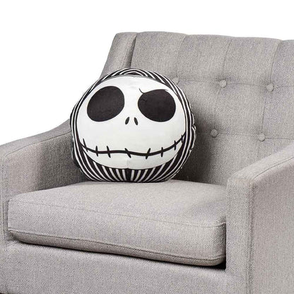 NIGHTMARE BEFORE CHRISTMAS ナイトメアー・ビフォア・クリスマス - Jack Grin Round Cloud Pillow / 寝具