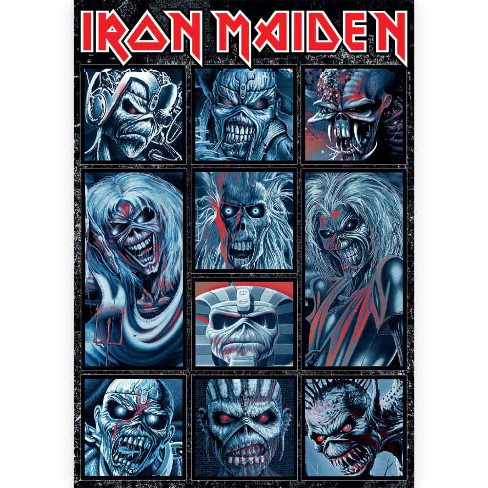 IRON MAIDEN アイアンメイデン (結成 50周年 ) - Ten Eddies / ポストカード・レター 【公式 / オフィシャル】