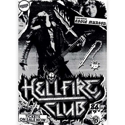 STRANGER THINGS ストレンジャー・シングス (シーズン5 2025年配信決定 ) - Hellfire Club Eddie Munson '86 / ポストカード・レター 【公式 / オフィシャル】