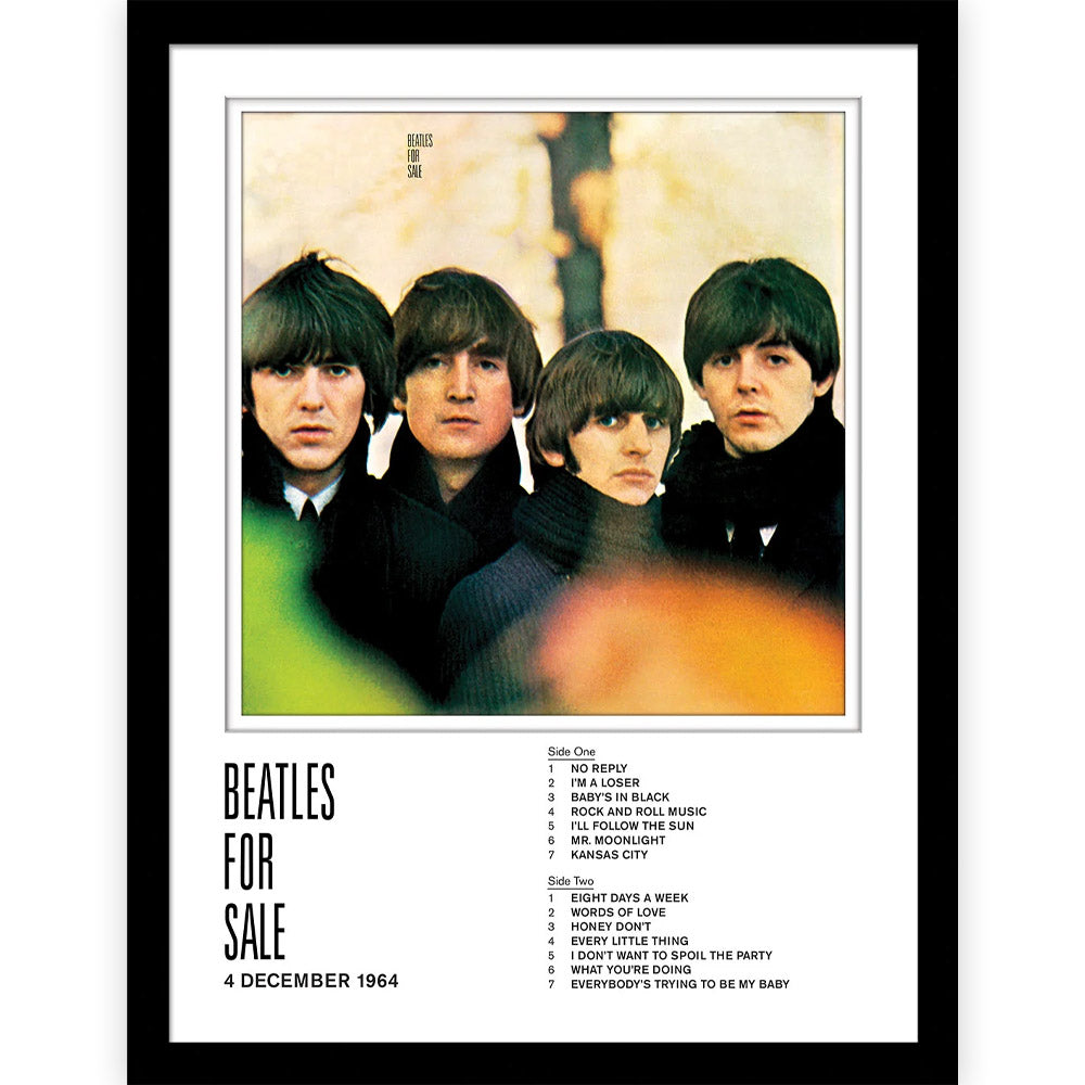 THE BEATLES ビートルズ (結成 65周年 ) - Beatles For Sale / インテリア額 【公式 / オフィシャル】