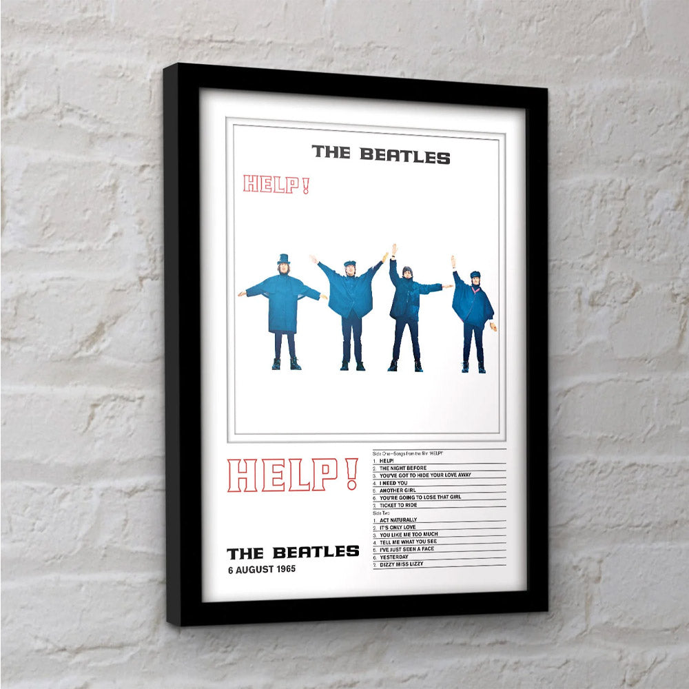THE BEATLES ビートルズ (結成 65周年 ) - Help! / インテリア額 【公式 / オフィシャル】