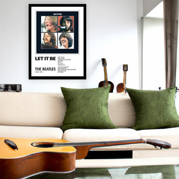 THE BEATLES ビートルズ (結成 65周年 ) - Let It Be / インテリア額 【公式 / オフィシャル】