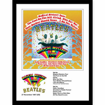 THE BEATLES ビートルズ (結成 65周年 ) - Magical Mystery Tour / インテリア額 【公式 / オフィシャル】