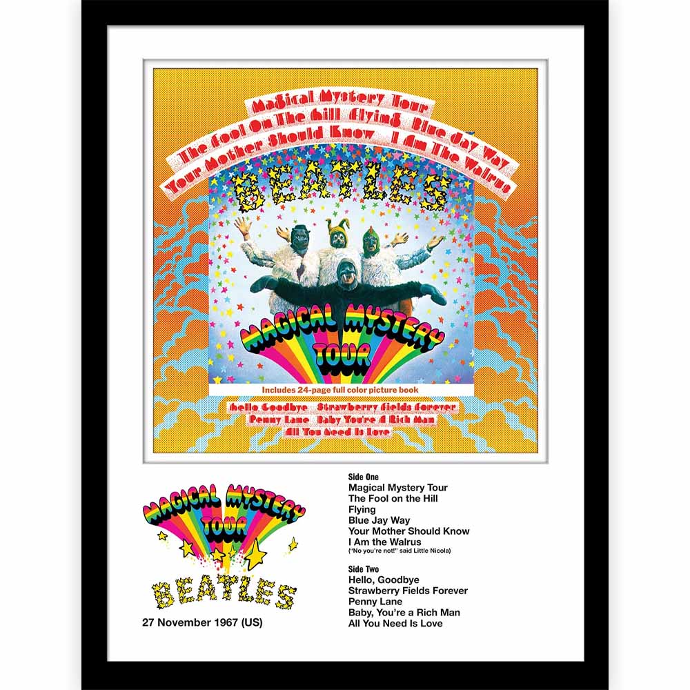 THE BEATLES ビートルズ (結成 65周年 ) - Magical Mystery Tour / インテリア額 【公式 / オフィシャル】