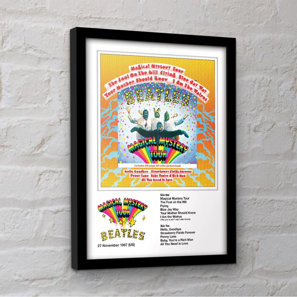 THE BEATLES ビートルズ (結成 65周年 ) - Magical Mystery Tour / インテリア額 【公式 / オフィシャル】