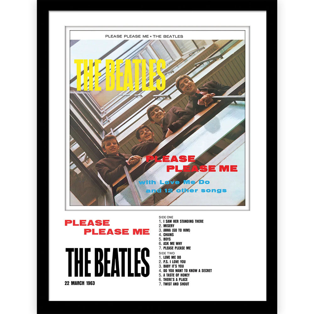 THE BEATLES ビートルズ (結成 65周年 ) - Please Please Me / インテリア額 【公式 / オフィシャル】