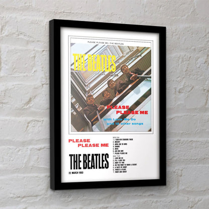 THE BEATLES ビートルズ (結成 65周年 ) - Please Please Me / インテリア額 【公式 / オフィシャル】