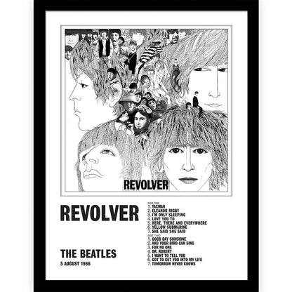 THE BEATLES ビートルズ (結成 65周年 ) - Revolver / インテリア額 【公式 / オフィシャル】