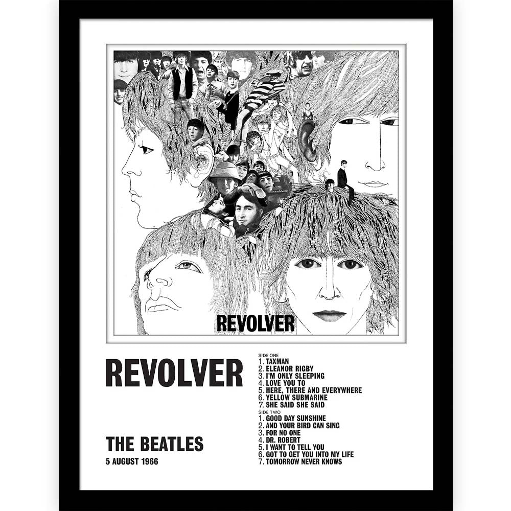 THE BEATLES ビートルズ (結成 65周年 ) - Revolver / インテリア額 【公式 / オフィシャル】