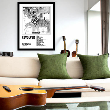 THE BEATLES ビートルズ (結成 65周年 ) - Revolver / インテリア額 【公式 / オフィシャル】