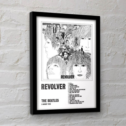 THE BEATLES ビートルズ (結成 65周年 ) - Revolver / インテリア額 【公式 / オフィシャル】
