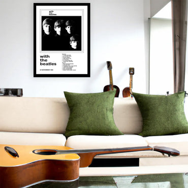 THE BEATLES ビートルズ (結成 65周年 ) - With The Beatles / インテリア額 【公式 / オフィシャル】