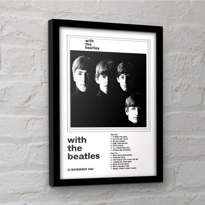 THE BEATLES ビートルズ (結成 65周年 ) - With The Beatles / インテリア額 【公式 / オフィシャル】
