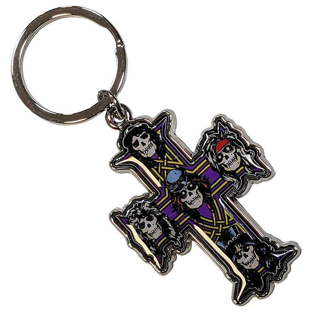 GUNS N ROSES ガンズアンドローゼズ (デビュー 40周年 ) - Appetite / メタル・キーチェイン / キーホルダー - PGS