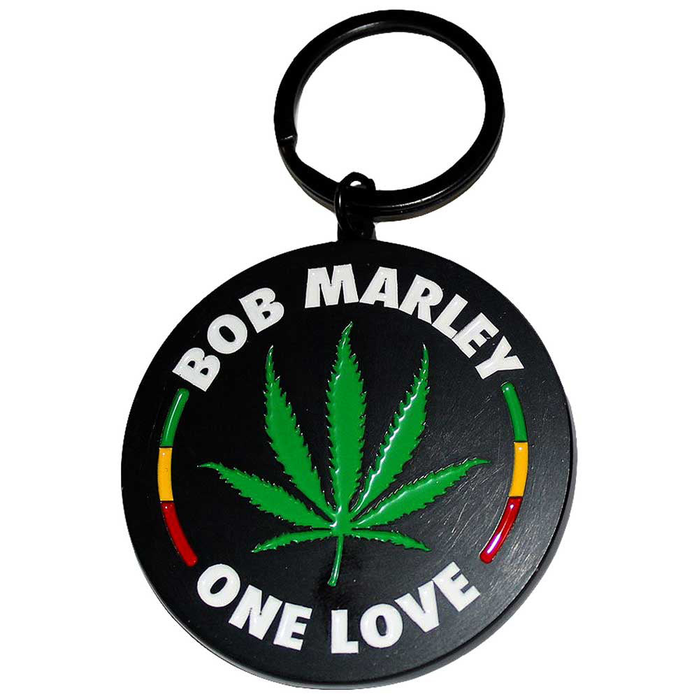 BOB MARLEY ボブマーリー (生誕 80年 ) - Leaf / キーホルダー 【公式 / オフィシャル】