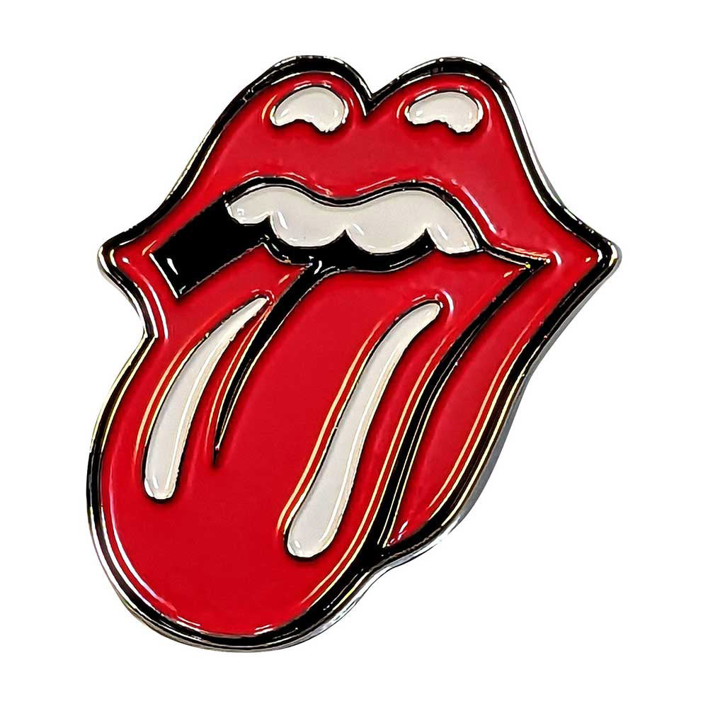 ROLLING STONES ローリングストーンズ - Classic Tongue Large / バッジ 【公式 / オフィシャル】