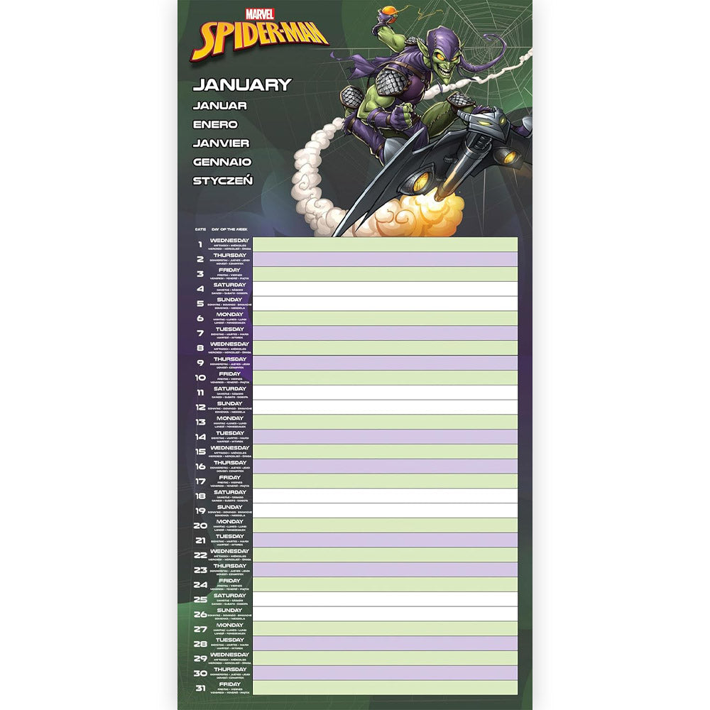 
                  
                    【廃番ラスト販売/特別価格】SPIDERMAN スパイダーマン - CALENDAR 2025 / カレンダー・ダイアリー
                  
                