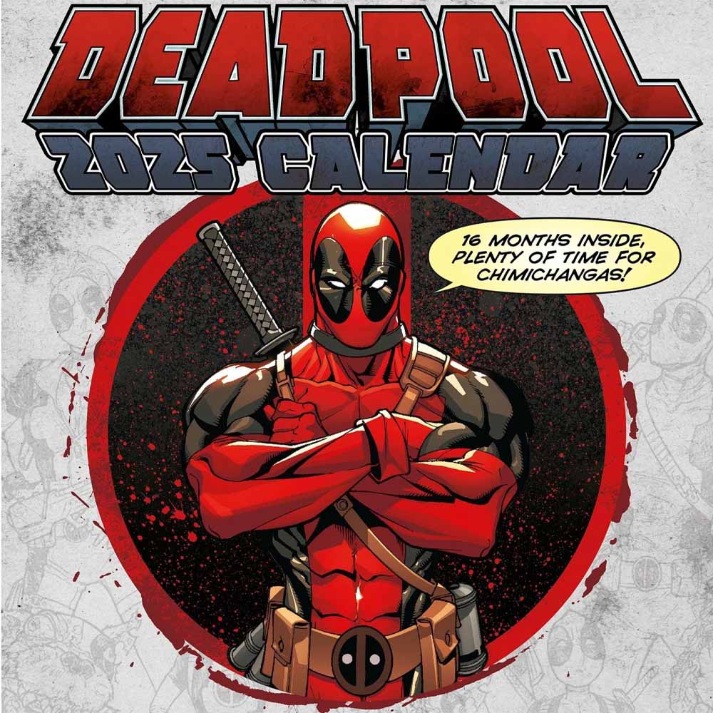 【廃番ラスト販売/特別価格】DEADPOOL デッドプール - CALENDAR 2025 / カレンダー・ダイアリー 【公式 / オフィシャル】