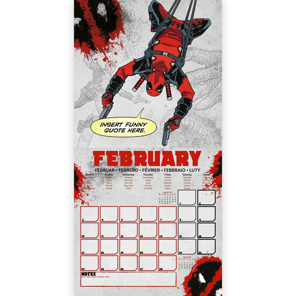 
                  
                    【廃番ラスト販売/特別価格】DEADPOOL デッドプール - CALENDAR 2025 / カレンダー・ダイアリー 【公式 / オフィシャル】
                  
                