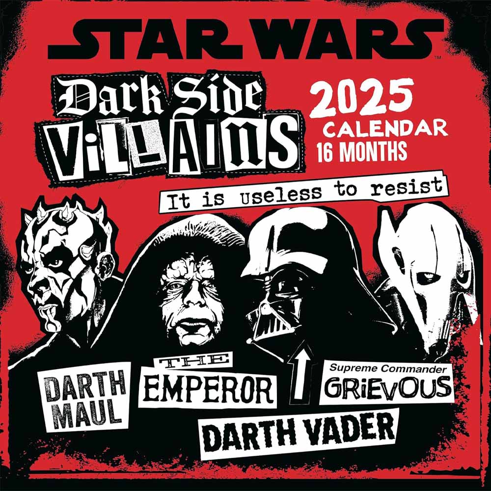 STAR WARS - VILLAINS CALENDAR 2025