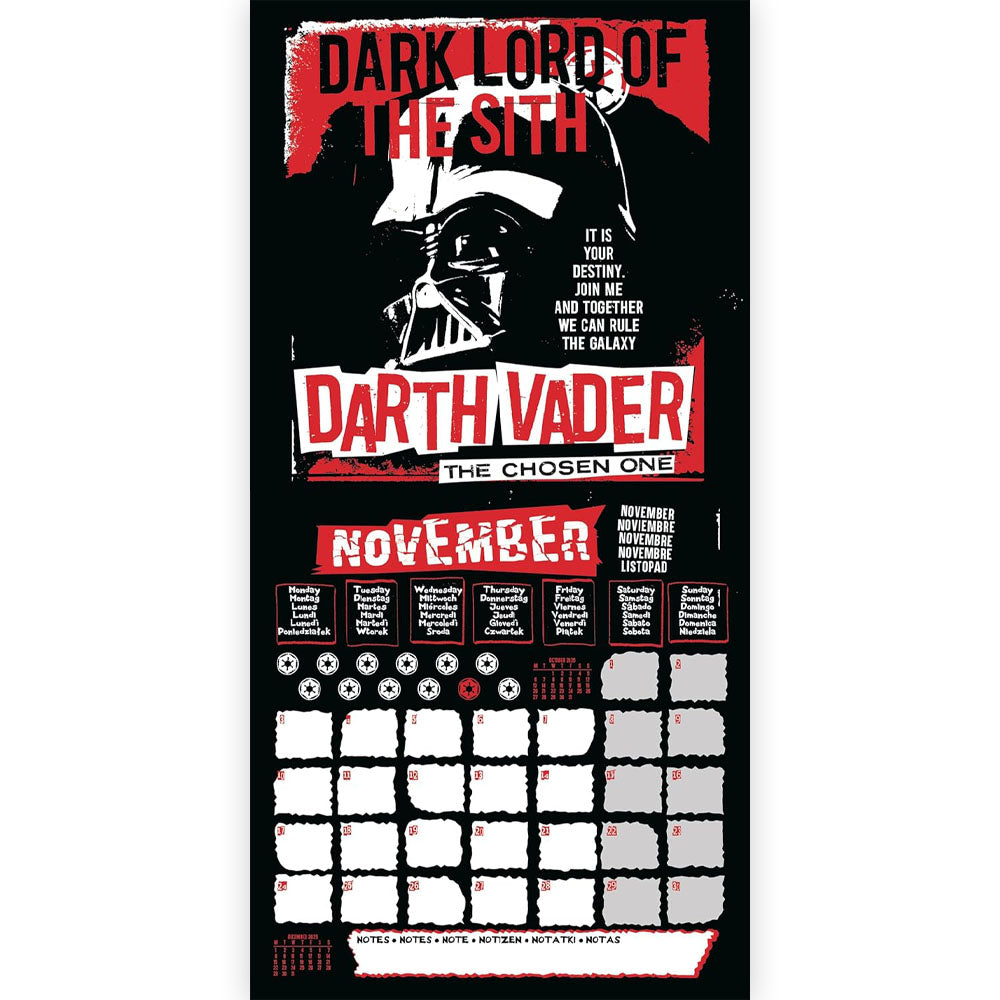 
                  
                    【廃番ラスト販売/特別価格】STAR WARS スターウォーズ - VILLAINS CALENDAR 2025 / カレンダー・ダイアリー
                  
                