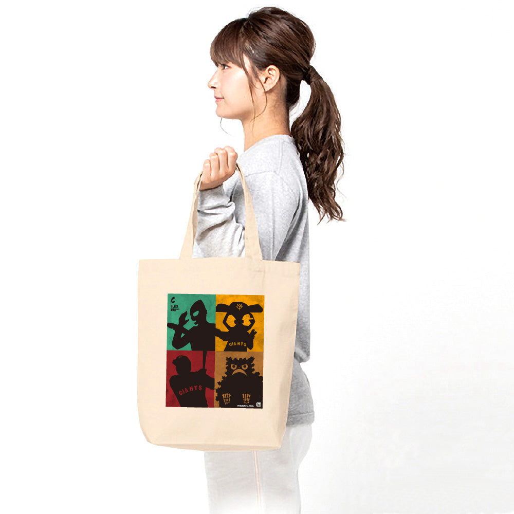 ULTRAMAN (60th Anniversary Series) - Ultraman 2024 x Yomiuri Giants Collaboration / Shadow Art / Tote Bag