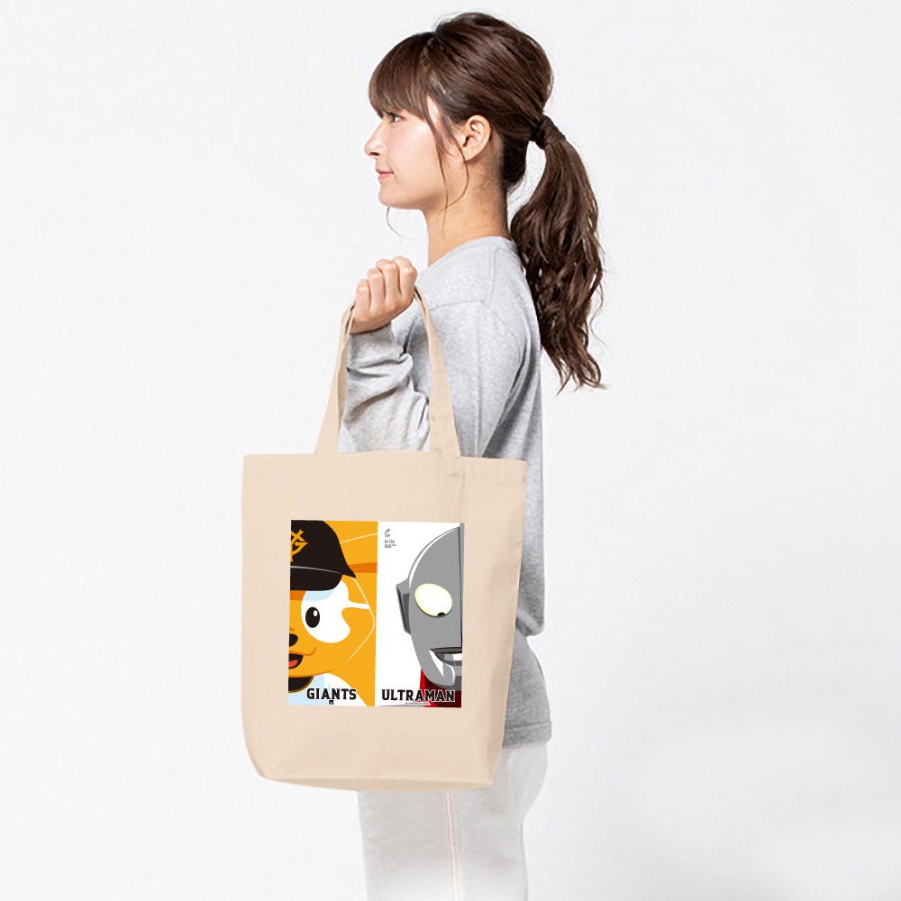 ULTRAMAN ウルトラマン (シリーズ 60周年 ) - ウルトラマン2024×読売ジャイアンツコラボ / コントラスト / トートバッグ - PGS