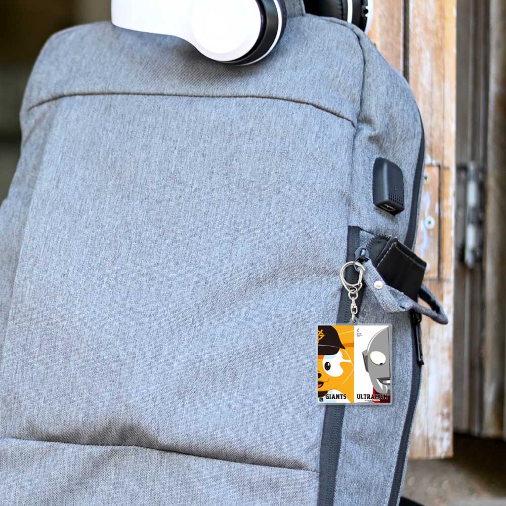 ULTRAMAN ウルトラマン (シリーズ 60周年 ) - ウルトラマン2024×読売ジャイアンツコラボ / コントラスト / キーホルダー - PGS