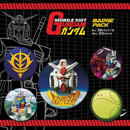 GUNDAM 機動戦士ガンダム - Intergalactic / 5個セット / バッジ - PGS
