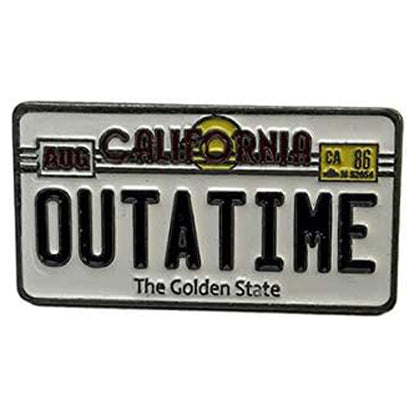 BACK TO THE FUTURE バックトゥザフューチャー (劇場公開 40周年 ) - CHS Keychain And Pin / セット / チャーム付き / キーホルダー 【公式 / オフィシャル】