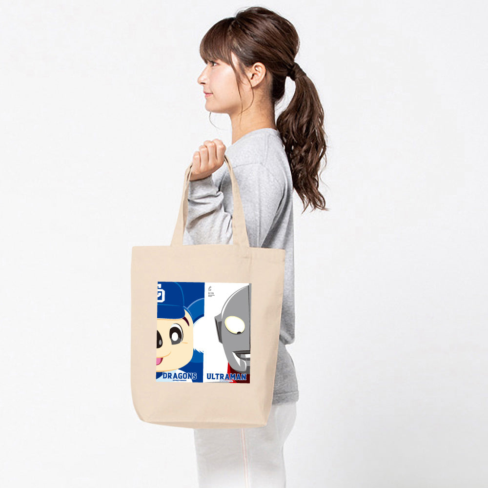 ULTRAMAN (60th Anniversary Series) - Ultraman 2024 x Chunichi Dragons Collaboration / Contrast / Tote Bag