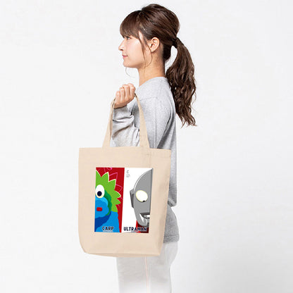 ULTRAMAN (Series 60th Anniversary) - Ultraman 2024 x Hiroshima Toyo Carp Collaboration / Contrast / Tote Bag