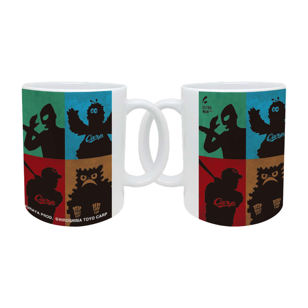 ULTRAMAN Ultraman - Ultraman 2024 x Hiroshima Toyo Carp collaboration / Shadow picture / Mug