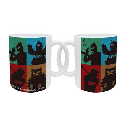 ULTRAMAN Ultraman - Ultraman 2024 x Hiroshima Toyo Carp collaboration / Shadow picture / Mug