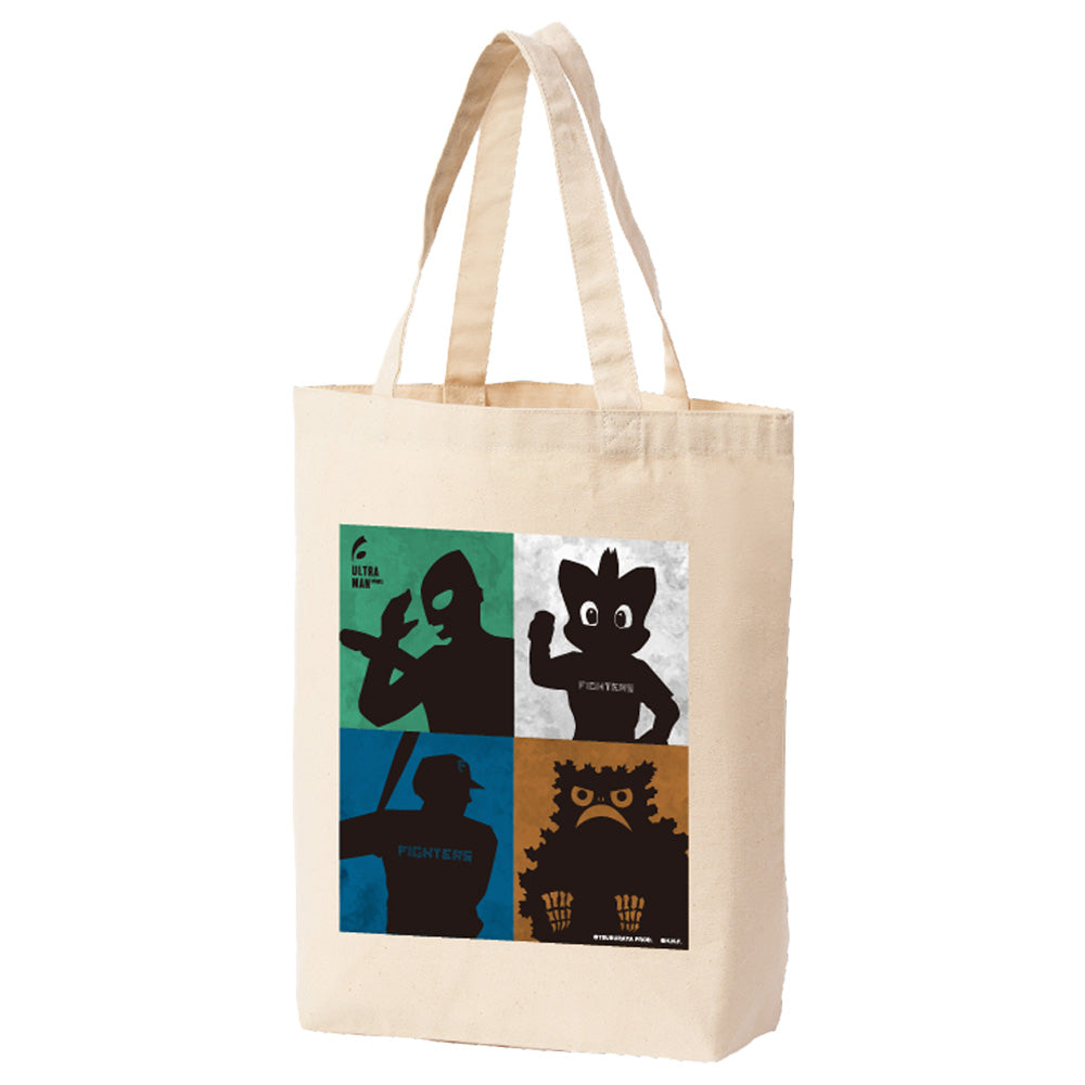 ULTRAMAN (Series 60th Anniversary) - Ultraman 2024 x Hokkaido Nippon-Ham Fighters Collaboration / Shadow Art / Tote Bag