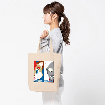 ULTRAMAN (Series 60th Anniversary) - Ultraman 2024 x Hokkaido Nippon-Ham Fighters Collaboration / Contrast / Tote Bag