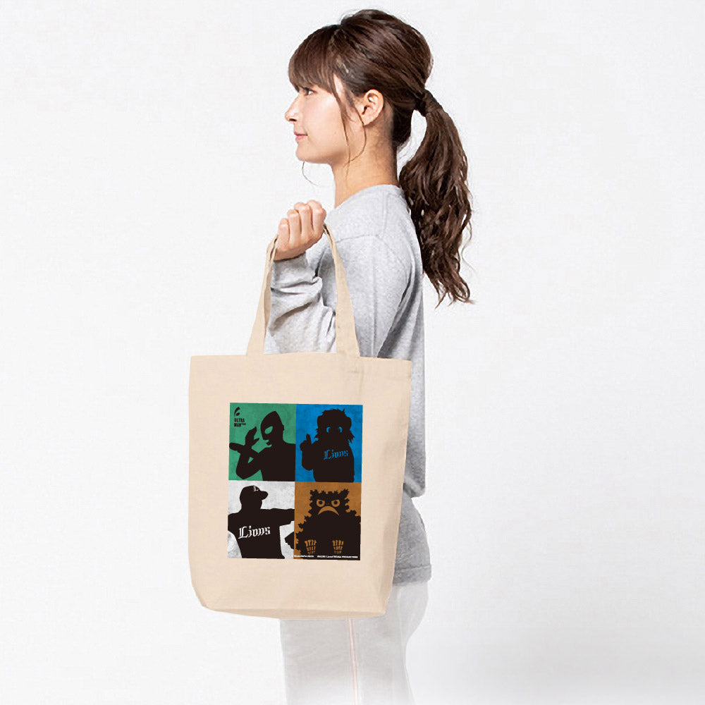ULTRAMAN (Series 60th Anniversary) - Ultraman 2024 x Saitama Seibu Lions Collaboration / Shadow Art / Tote Bag