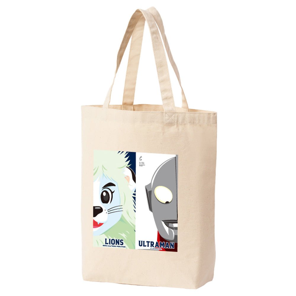 ULTRAMAN ウルトラマン (シリーズ 60周年 ) - ウルトラマン2024×埼玉西武ライオンズコラボ / コントラスト / トートバッグ - PGS