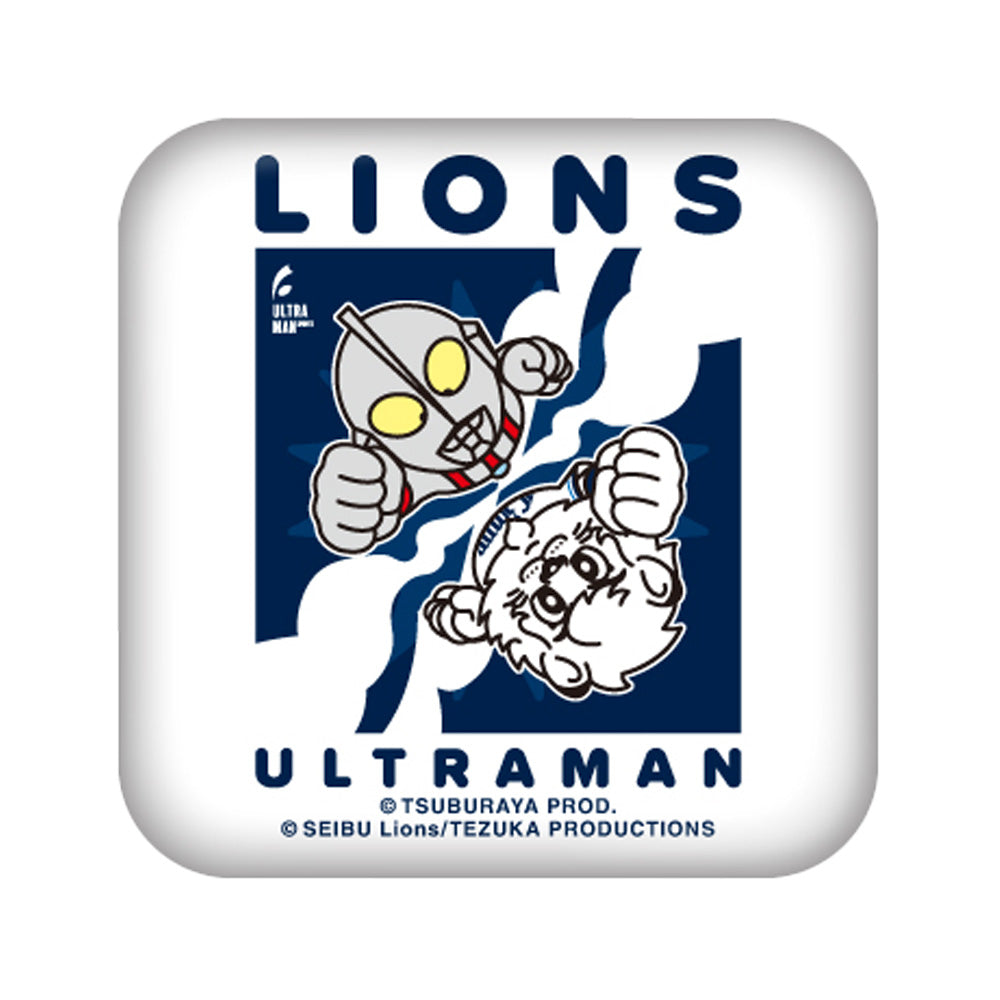 ULTRAMAN ウルトラマン (シリーズ 60周年 ) - ウルトラマン2024×埼玉西武ライオンズコラボ / デフォルメ / バッジ 【公式 / オフィシャル】