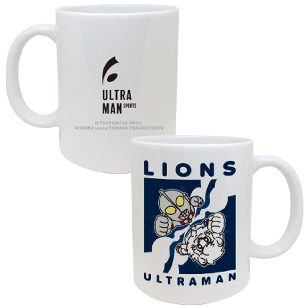 ULTRAMAN ウルトラマン - ウルトラマン2024×埼玉西武ライオンズコラボ / デフォルメ / マグカップ 【公式 / オフィシャル】